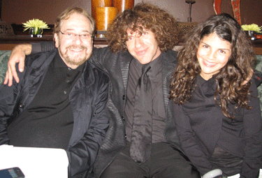 Los Angeles magician Zach Waldman with Phile Ramone & Nikki Yanofsky